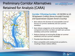 CARA: Corridor 7/Existing Corridor